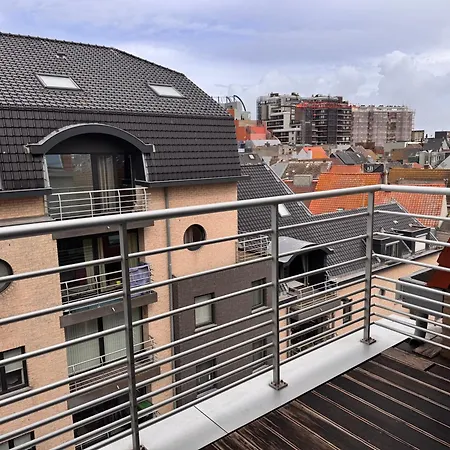 Lowtide Penthouse, Gezellig Duplex Appartement, Met Lift En Ruim Terras Апартаменты Бланкенберге