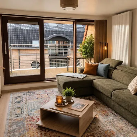 Апартаменты Lowtide Penthouse, Gezellig Duplex Appartement, Met Lift En Ruim Terras Бланкенберге